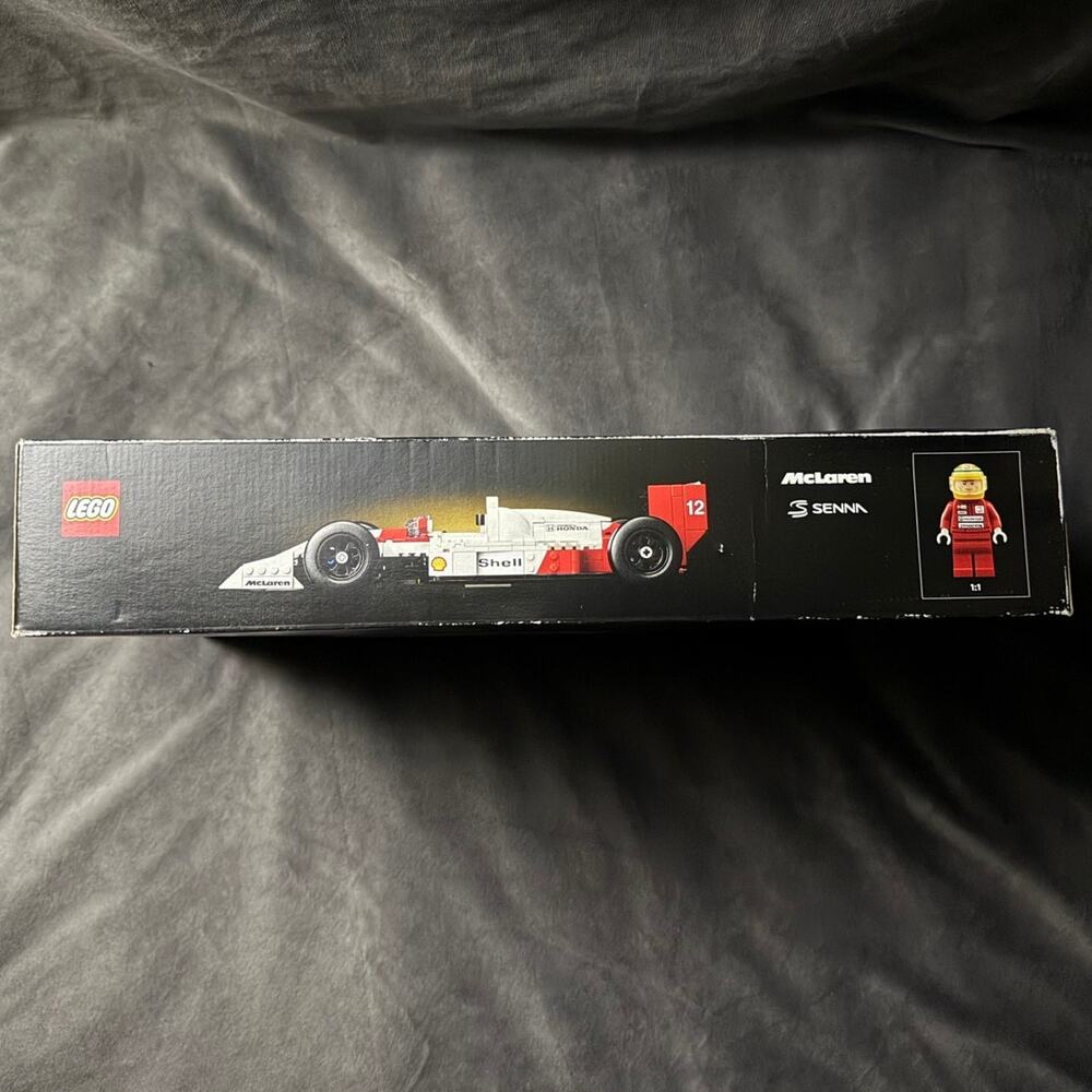 LEGO Icons McLaren MP4/4 Ayrton Senna 10330 New Sealed Box Wear